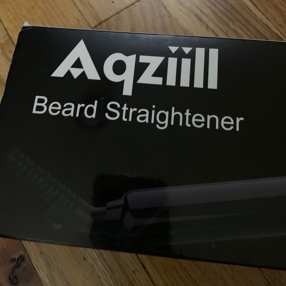 Aqziill Hair and Beard Straightener (new, unused)
